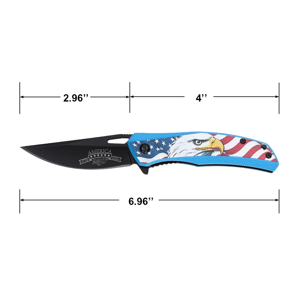 Amazon.com: MTECH USA 250th Anniversary Commemorative Pocket Knife
